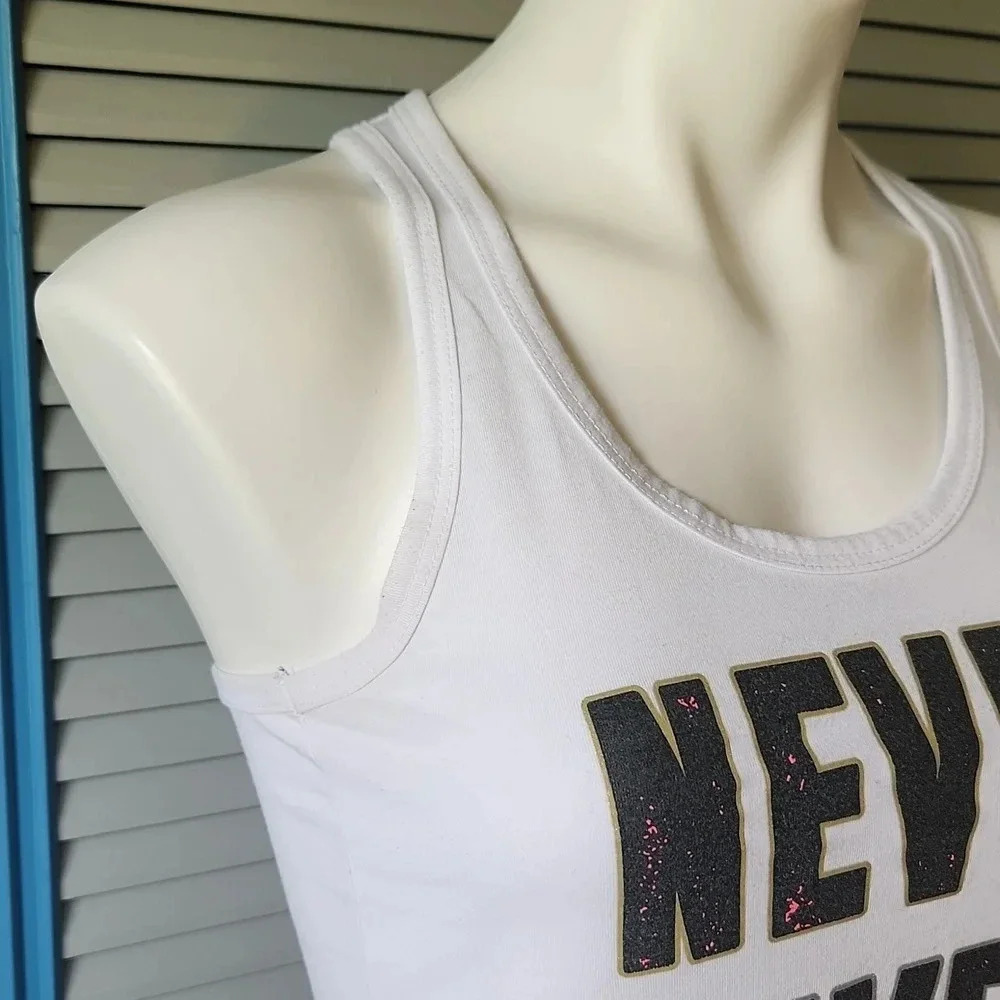 Danakin White Racer Back Tank Top - Picture 6 of 11